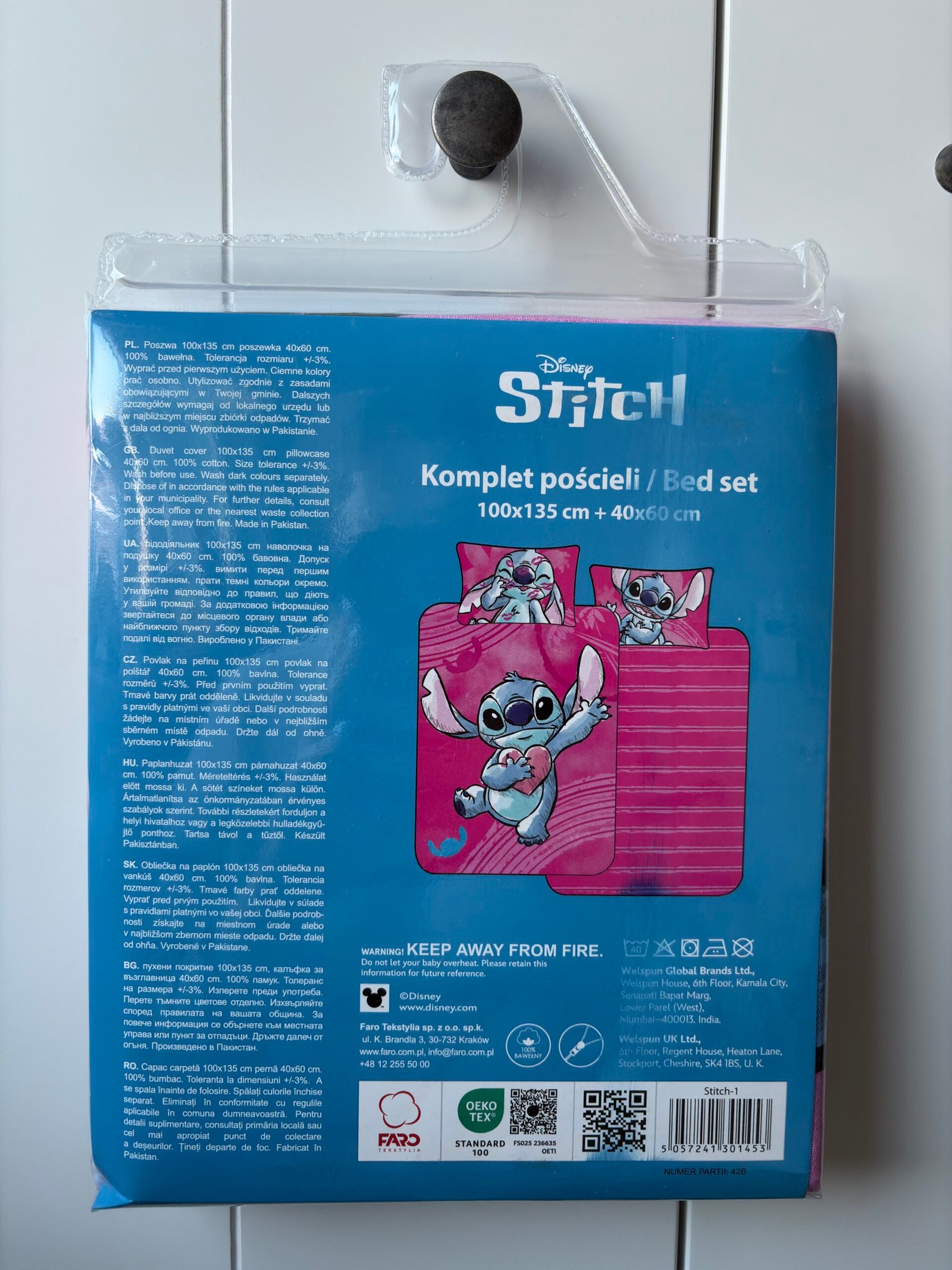 Patalynės komplektas "Disney Stitch" - Image 4