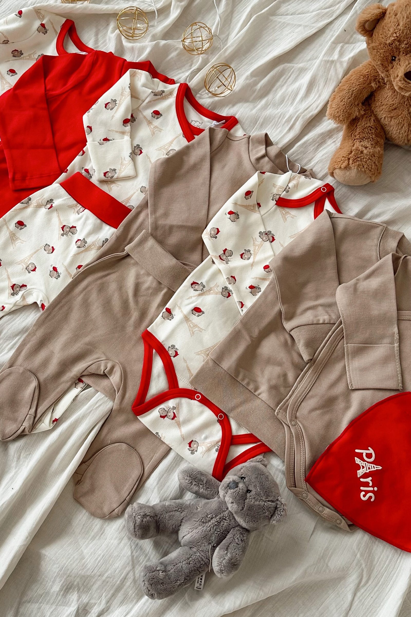 3 dalių kūdikių komplektas „Paris” DivaKids - Image 8