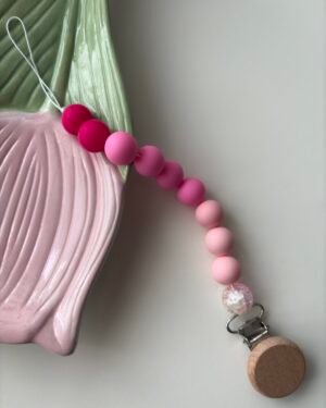 Čiulptuko laikiklis "Ombre Pink" Mamuli