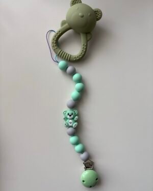 Kramtuko ir čiulptuko laikiklio rinkinys "Meškučių duo" Mamuli