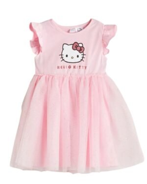 Suknelė su tiuliu “Hello kitty”